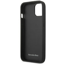 Заредете изображение във визуализатора на галерията – Mercedes MEHCP13MDELBK iPhone 13 6,1" czarny/black hardcase Leather Perforated - TopMag
