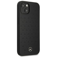 Заредете изображение във визуализатора на галерията – Mercedes MEHCP13MSIPBK iPhone 13 6,1" czarny/black hardcase Silicone Stars Pattern - TopMag
