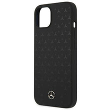 Заредете изображение във визуализатора на галерията – Mercedes MEHCP13MSIPBK iPhone 13 6,1" czarny/black hardcase Silicone Stars Pattern - TopMag
