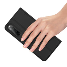Заредете изображение във визуализатора на галерията – Dux Ducis Skin Pro holster cover flip cover for Sony Xperia 10 IV black - TopMag
