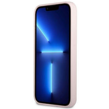 Заредете изображение във визуализатора на галерията – Guess GUHCP13LSLTGU iPhone 13 Pro / 13 6,1" fioletowy/purple hardcase Silicone Triangle - TopMag
