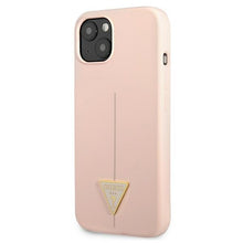 Заредете изображение във визуализатора на галерията – Guess GUHCP13MSLTGP iPhone 13 6,1" różowy/pink hardcase Silicone Triangle - TopMag
