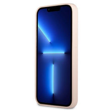 Заредете изображение във визуализатора на галерията – Guess GUHCP13MSLTGP iPhone 13 6,1" różowy/pink hardcase Silicone Triangle - TopMag

