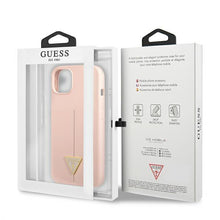 Заредете изображение във визуализатора на галерията – Guess GUHCP13MSLTGP iPhone 13 6,1" różowy/pink hardcase Silicone Triangle - TopMag
