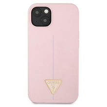 Заредете изображение във визуализатора на галерията – Guess GUHCP13SSLTGU iPhone 13 mini 5,4" fioletowy/purple hardcase Silicone Triangle - TopMag
