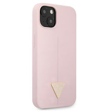 Заредете изображение във визуализатора на галерията – Guess GUHCP13SSLTGU iPhone 13 mini 5,4" fioletowy/purple hardcase Silicone Triangle - TopMag
