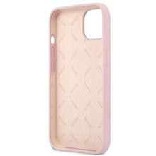 Заредете изображение във визуализатора на галерията – Guess GUHCP13SSLTGU iPhone 13 mini 5,4" fioletowy/purple hardcase Silicone Triangle - TopMag
