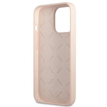 Заредете изображение във визуализатора на галерията – Guess GUHCP13XSLTGP iPhone 13 Pro Max 6.7 "pink / pink hardcase Silicone Triangle - TopMag
