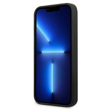 Заредете изображение във визуализатора на галерията – Karl Lagerfeld KLHCP13SSLMP1K iPhone 13 mini 5,4" hardcase czarny/black Silicone Plaque - TopMag
