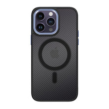 Заредете изображение във визуализатора на галерията – Tel Protect Magnetic Carbon Case for Iphone 11 Black-purple
