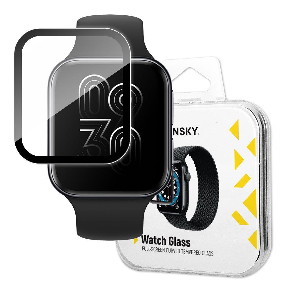 Wozinsky Watch Glass hybrid glass for Oppo Watch 46 mm black - TopMag