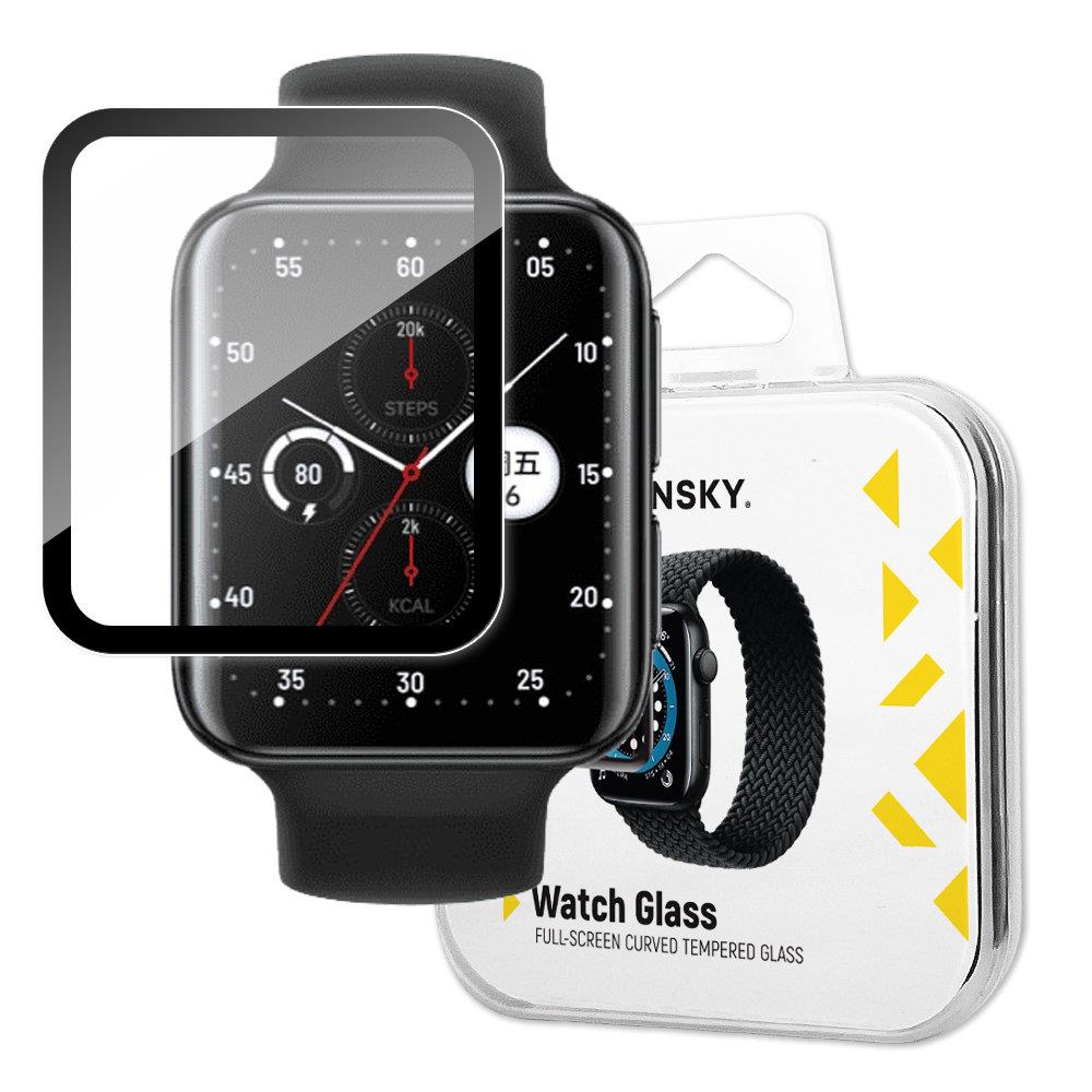 Wozinsky Watch Glass hybrid glass for Oppo Watch 2 46 mm black - TopMag