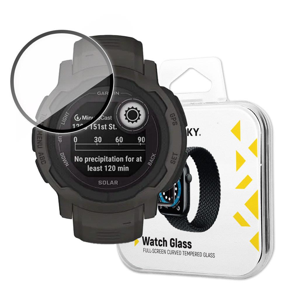 Wozinsky Watch Glass hybrid glass for Garmin Instinct 2s black - TopMag
