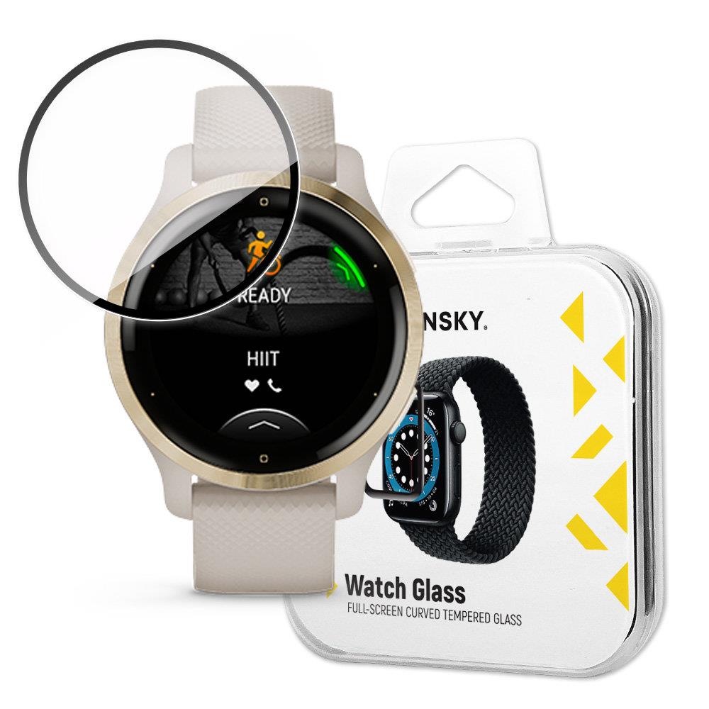 Wozinsky Watch Glass hybrid glass for Garmin Venu black - TopMag