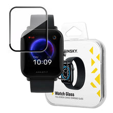 Заредете изображение във визуализатора на галерията – Wozinsky Watch Glass Hybrid Glass for Xiaomi Amazfit Bip U Pro black - TopMag
