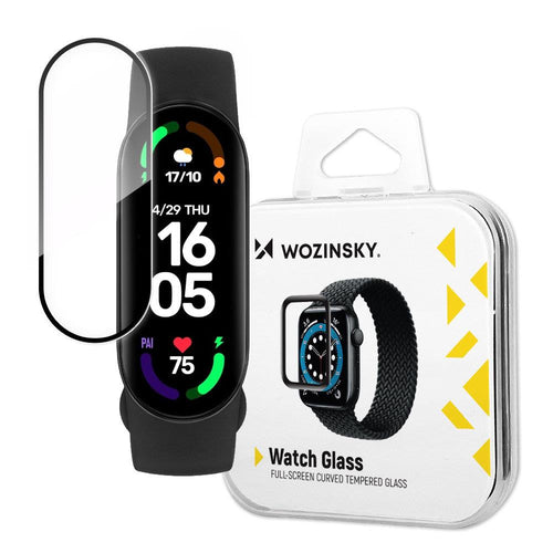 Wozinsky Watch Glass hybrid glass for Xiaomi Mi Band 6 black - TopMag