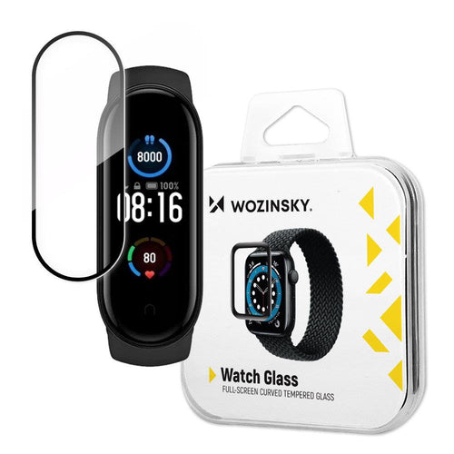 Wozinsky Watch Glass hybrid glass for Xiaomi Mi Band 5 black - TopMag