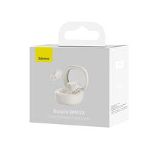 Заредете изображение във визуализатора на галерията – Baseus Bowie WM02 TWS Bluetooth 5.3 wireless headphones white (NGTW180002) - TopMag
