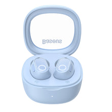 Заредете изображение във визуализатора на галерията – Baseus Bowie WM02 TWS Bluetooth 5.3 wireless headphones blue (NGTW180003) - TopMag
