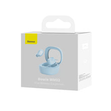 Заредете изображение във визуализатора на галерията – Baseus Bowie WM02 TWS Bluetooth 5.3 wireless headphones blue (NGTW180003) - TopMag
