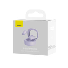 Заредете изображение във визуализатора на галерията – Baseus Bowie WM02 TWS Bluetooth 5.3 wireless headphones purple (NGTW180005) - TopMag
