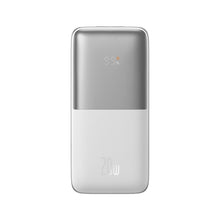 Заредете изображение във визуализатора на галерията – Baseus Bipow Pro powerbank 10000mAh 20W + USB 3A 0.3m cable white (PPBD040102) - TopMag
