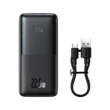 Заредете изображение във визуализатора на галерията – Baseus Bipow Pro powerbank 10000mAh 22.5W + USB 3A 0.3m cable black (PPBD040001) - TopMag
