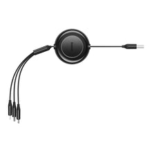 Заредете изображение във визуализатора на галерията – Baseus Bright Mirror 2 3in1 USB Type A cable - micro USB + Lightning + USB Type C 3.5A 1.1m black (CAMJ010001) - TopMag

