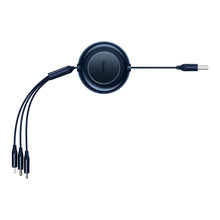 Заредете изображение във визуализатора на галерията – Baseus Bright Mirror 2 3in1 USB Type A cable - micro USB + Lightning + USB Type C 3.5A 1.1m blue (CAMJ010003) - TopMag
