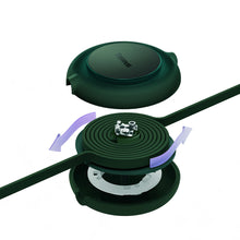 Заредете изображение във визуализатора на галерията – Baseus Bright Mirror 2 retractable cable 3in1 USB Type A - micro USB + Lightning + USB Type C 3.5A 1.1m green (CAMJ010006) - TopMag
