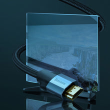 Заредете изображение във визуализатора на галерията – Baseus Enjoyment adapter cable HDMI cable 4K60Hz 1.5m dark gray - TopMag
