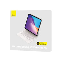 Заредете изображение във визуализатора на галерията – Baseus Brilliance keyboard case iPad Pro 11 "(2018/2020/2021) / iPad Air 4 / Air 5 10.9" white (ARJK000202) - TopMag
