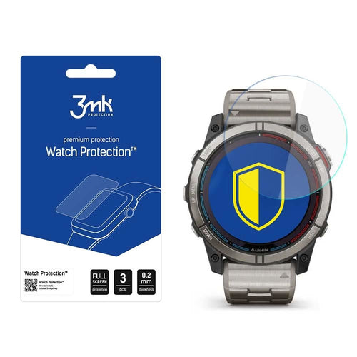 Garmin Quatix 7X - 3mk Watch Protection™ v. FlexibleGlass Lite - TopMag