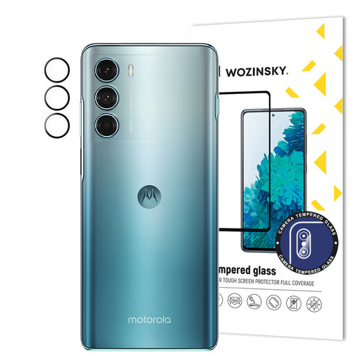Wozinsky Full Camera Glass 9H Full Camera Tempered Glass for Motorola Moto G200 5G / Edge S30 Camera - TopMag