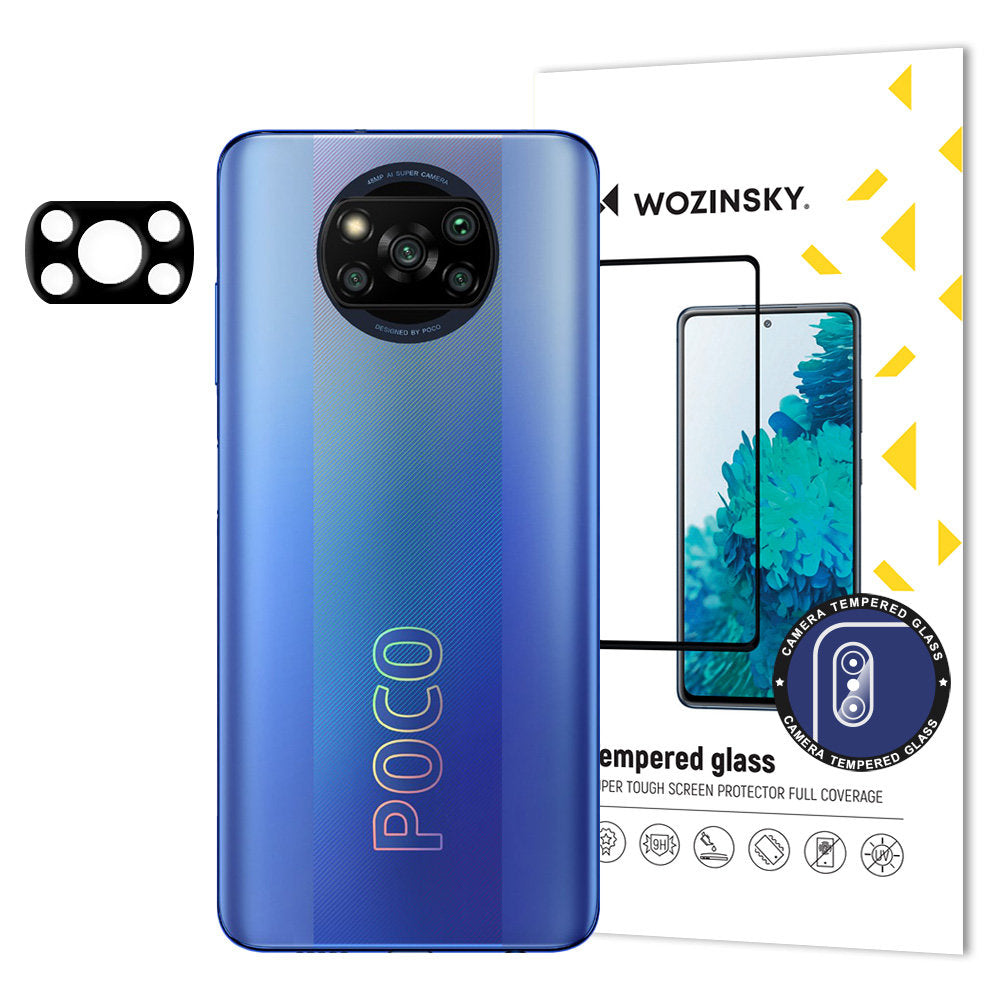 Wozinsky Full Camera Glass 9H Full Camera Tempered Glass for Xiaomi Poco X3 Pro / Poxo X3 NFC Camera - TopMag