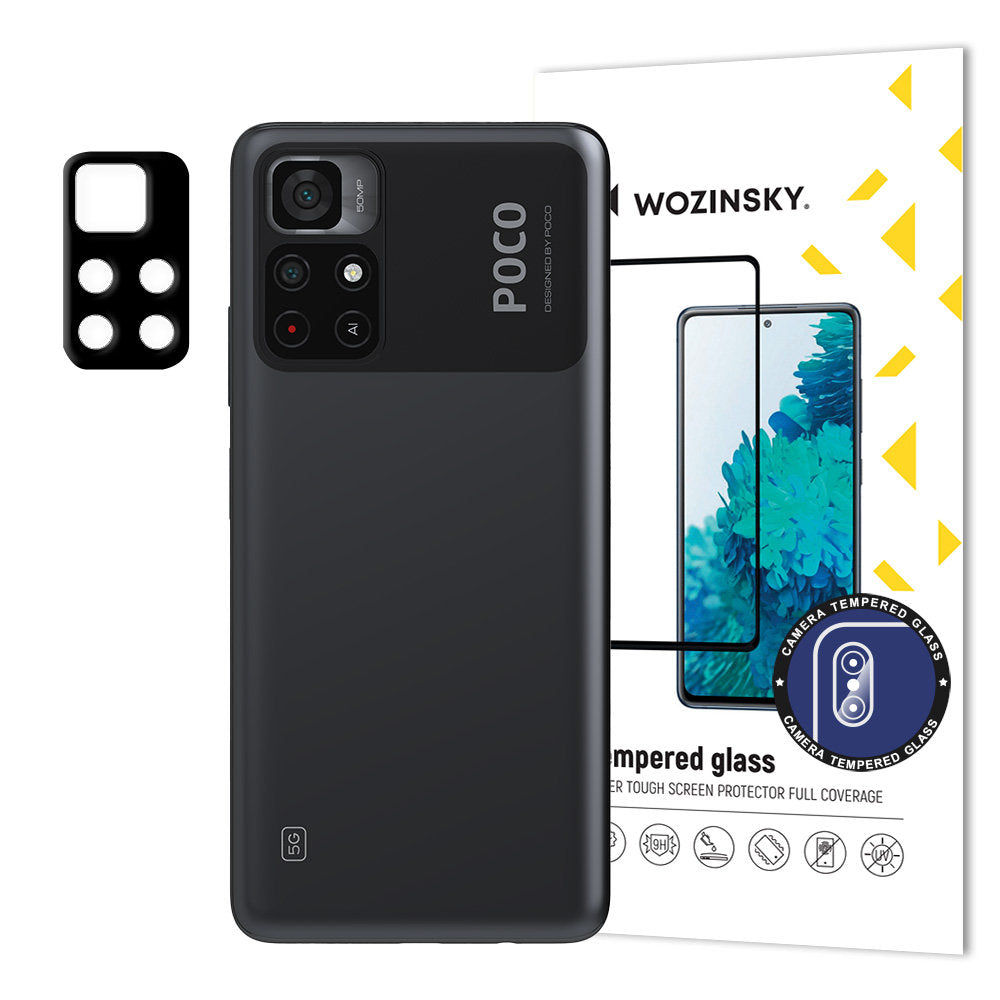 Wozinsky Full Camera Glass 9H Full Camera Tempered Glass for Xiaomi Poco M4 Pro 5G Camera - TopMag