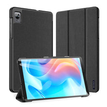 Заредете изображение във визуализатора на галерията – Dux Ducis Domo foldable cover tablet case with Smart Sleep function Realme Pad Mini black - TopMag
