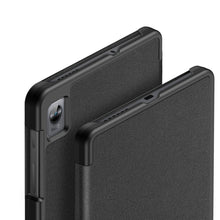 Заредете изображение във визуализатора на галерията – Dux Ducis Domo foldable cover tablet case with Smart Sleep function Realme Pad Mini black - TopMag
