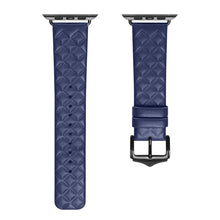 Заредете изображение във визуализатора на галерията – Dux Ducis Strap Leather Watch 7 Band 7/6/5/4/3/2 / SE (41/40 / 38mm) Wristband Bracelet Genuine Leather Bracelet Blue (Enland Version) - TopMag
