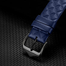 Заредете изображение във визуализатора на галерията – Dux Ducis Strap Leather Watch 7 Band 7/6/5/4/3/2 / SE (41/40 / 38mm) Wristband Bracelet Genuine Leather Bracelet Blue (Enland Version) - TopMag
