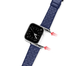 Заредете изображение във визуализатора на галерията – Dux Ducis Strap Leather Watch 7 Band 7/6/5/4/3/2 / SE (41/40 / 38mm) Wristband Bracelet Genuine Leather Bracelet Blue (Enland Version) - TopMag
