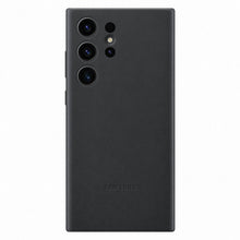 Заредете изображение във визуализатора на галерията – Samsung Leather Cover case for Samsung Galaxy S23 Ultra case made of genuine leather black (EF-VS918LBEGWW)
