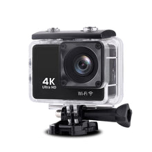 Заредете изображение във визуализатора на галерията – DV8500 4K Wi-Fi 16Mpx sports camera waterproof wide angle + accessories - black

