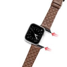 Заредете изображение във визуализатора на галерията – Dux Ducis Strap Leather Watch 7 Band 7/6/5/4/3/2 / SE (41/40 / 38mm) Wristband Bracelet Genuine Leather Bracelet Brown (Enland Version) - TopMag
