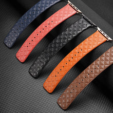 Заредете изображение във визуализатора на галерията – Dux Ducis Strap Leather Watch 7 Band 7/6/5/4/3/2 / SE (41/40 / 38mm) Wristband Bracelet Genuine Leather Bracelet Red (Enland Version) - TopMag
