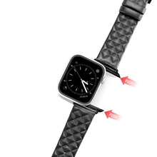Заредете изображение във визуализатора на галерията – Dux Ducis Strap Leather Watch 7 Band 7/6/5/4/3/2 / SE (45/44 / 42mm) Wristband Bracelet Genuine Leather Bracelet Black (Enland Version) - TopMag
