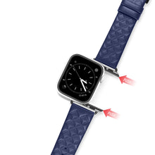Заредете изображение във визуализатора на галерията – Dux Ducis Strap Leather Watch 7 Band 7/6/5/4/3/2 / SE (45/44 / 42mm) Wristband Bracelet Genuine Leather Bracelet Blue (Enland Version) - TopMag

