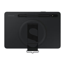 Заредете изображение във визуализатора на галерията – Samsung strap cover case for Samsung galaxy tab s8 black (ef-gx700cbegww) - TopMag
