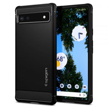 Заредете изображение във визуализатора на галерията – Spigen Rugged Armor phone case for Google Pixel 6A black - TopMag
