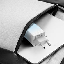 Заредете изображение във визуализатора на галерията – Baseus fast GaN charger 2 x USB Type C / USB 65W QC PD blue (CCGP050103) + USB Type C fast charging cable 100W 1m blue - TopMag
